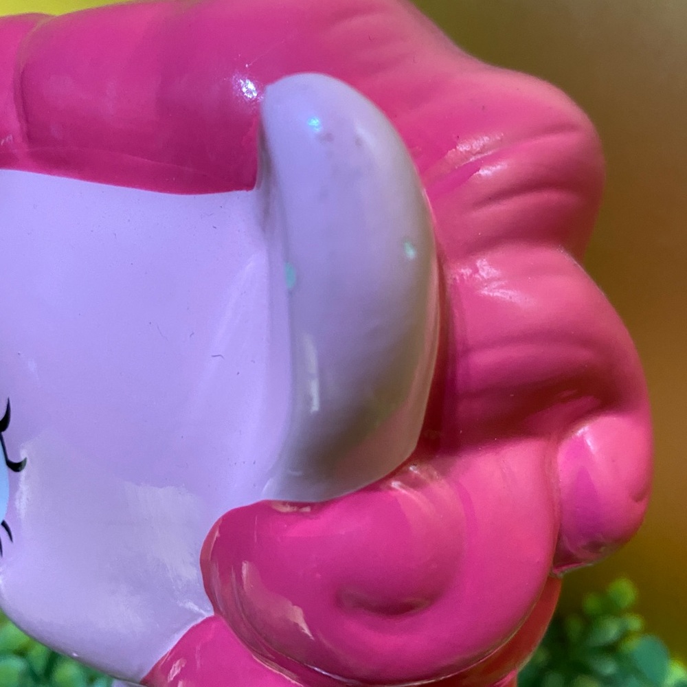 MY LITTLE PONY VTG 2014 PINKIE PIE PONY COLLECTIBLE CERAMIC COIN BANK 9.5” - Picture 12 of 15